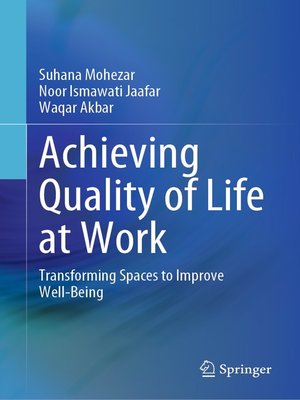 cover image of Achieving Quality of Life at Work